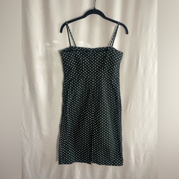 DKNY Spaghetti Strap Polka Dot Dress - Picture 4 of 11